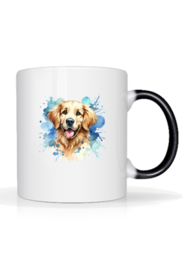 Portret akwarelowy Golden Retriever - StarRainbow Artistic Graphics & Design Studio