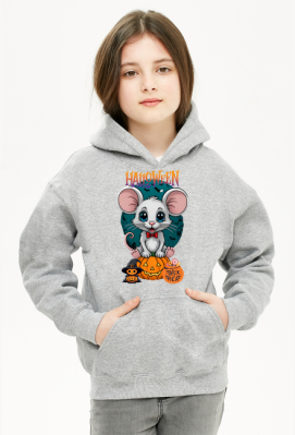 Urocza halloweenowa mysz z dyniami - StarRainbow Artistic Graphics & Design Studio