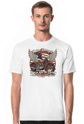 Koszulka Indian Motorcycle Est. 1901 – Motocykl Vintage Biker, Amerykański Chopper, Prezent dla Motocyklisty - StarRainbow Artistic Graphics & Design Studio