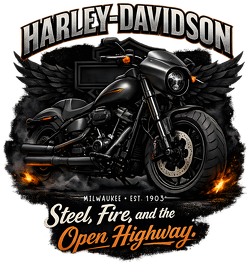 Bluza Harley-Davidson 1903 – motocykl biker, Milwaukee, prezent dla motocyklisty - nadruk
