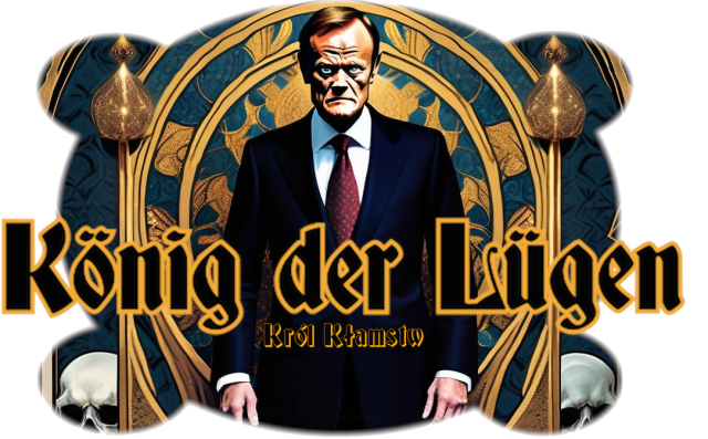 Tusk König der Lügen (Król Kłamstw) Longsleeve DAMSKI biały