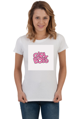 Koszulka dla Kobiet "Girl Boss" - Smishne Koshulki