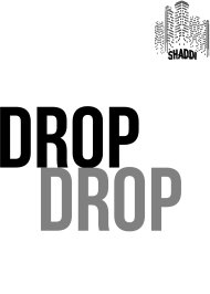 Bluza z napisami "DROP"