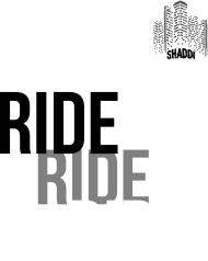 Koszulka z napisami "RIDE"
