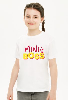 Koszulka dziecięca Mini Boss - Fashion Canvas