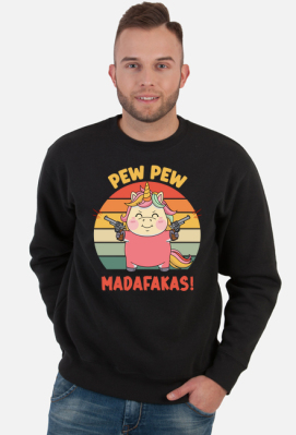 Pew Pew Madafakas! – jednorożec z rewolwerami - Fashion Canvas