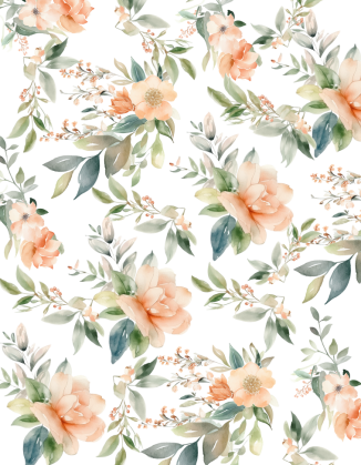 KOMIN W KWIATY RÓŻOWE BIAŁY