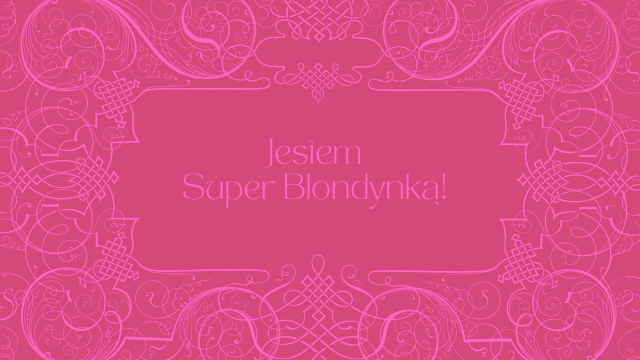 Koszulka damska klasyczna T-shirt Jestem Super Blondynką!