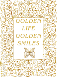 Kubek Golden life golden smiles