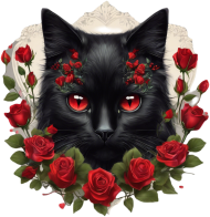 Bluza Kot w Rózach