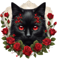 Bluza Kot w Rózach