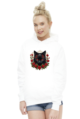 Bluza Kot w Rózach - Top Tee Shop