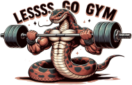 Koszulka "Lessss Go Gym"