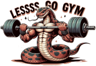 Koszulka "Lessss Go Gym"