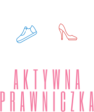 Bluza z kapturem Aktywna Prawniczka czarna