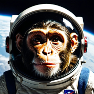 małpa w kosmosie