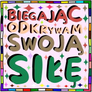 Bluza z Kapturem Dla Chłopców - Inspirujący cytat o odkrywaniu swojej siły poprzez bieganie - kolorowa grafika motywacyjna