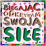 Rozpinana Bluza z Kapturem Dla Chłopców - Inspirujący cytat o odkrywaniu swojej siły poprzez bieganie - kolorowa grafika motywacyjna