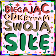 Koszulka Męska ECO - Inspirujący cytat o odkrywaniu swojej siły poprzez bieganie - kolorowa grafika motywacyjna