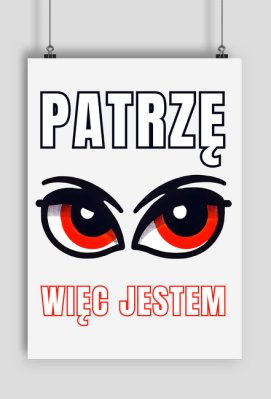Plakat A1 Pionowy "Oko Mocy - Wizualna Ekspresja Bytu" - Sojsports