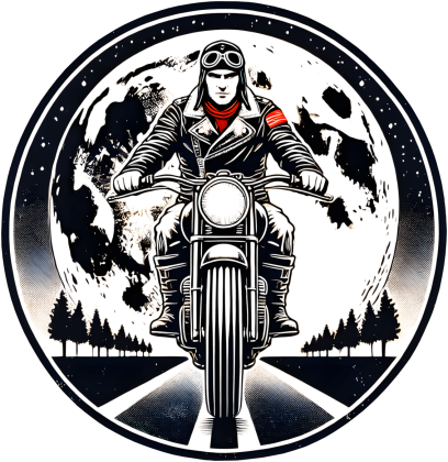 Motocyklowy Duch Nocy – Klasyczna Koszulka dla Miłośników Motocykli