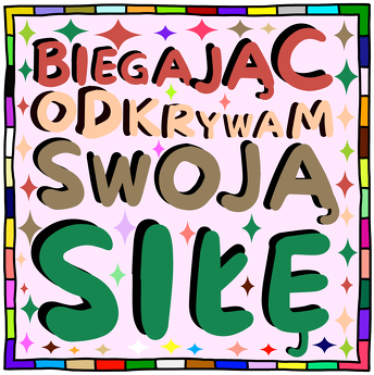 Rozpinana Bluza z Kapturem Dla Chłopców - Inspirujący cytat o odkrywaniu swojej siły poprzez bieganie - kolorowa grafika motywacyjna
