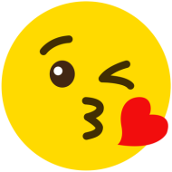 Koszulka z emoji kiss