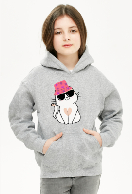 Bluza "Kocia Pasja" - Wygoda i Styl - VibeWearStyle