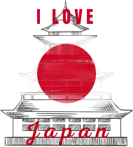 I love Japan - koszulka damska dla fanki Japonii