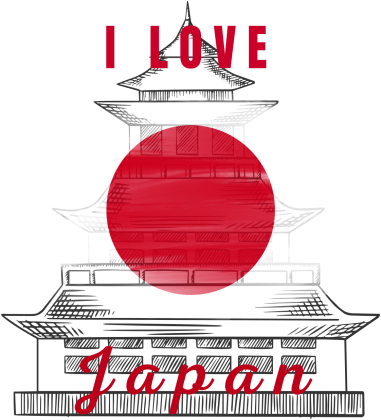 I love Japan - koszulka damska dla fanki Japonii