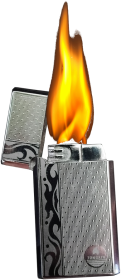 Aluminiowe pudełko - piórnik Zapalniczka