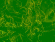 Poduszka Green flames Fullprint