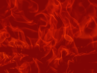 Poduszka Red flames Fullprint