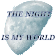 Kubek biały The night is my world