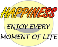 Torba reporterka z napisem Happiness Szczęście