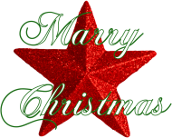 Body dziecięce Merry Christmas Wesołych Świąt czerwona gwiazda zielony napis