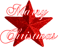 Body dziecięce Merry Christmas Wesołych Świąt czerwona gwiazda