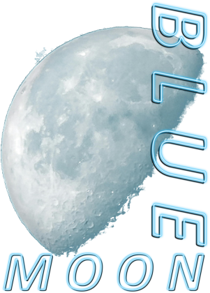 Koszulka damska Blue moon niebieski księżyc