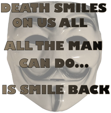 Kubek zmieniający kolor Death smiles on us all - 2s