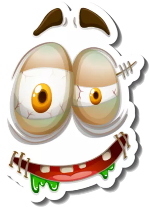 Koszulka męska z zabawną miną.