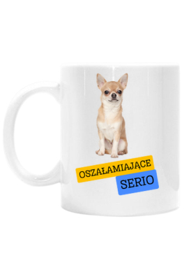 Fascynujący kubek biały - pianek