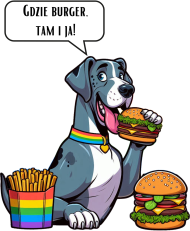 Dog niemiecki - hamburger
