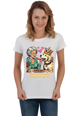 Babcia Najlepsza na Świecie (Potwierdzone przez Psa) - Paws & Prints