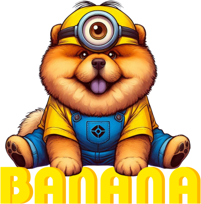 Chow-chow : minionki banana