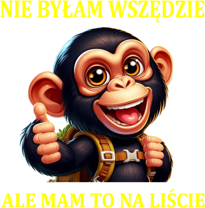 T-shirt NIE BYŁAM WSZĘDZIE damski