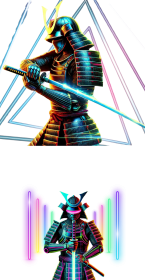 Koszulka męska FullPrint Samurai