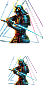 Koszulka damska FullPrint Samurai