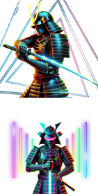 Koszulka damska FullPrint Samurai