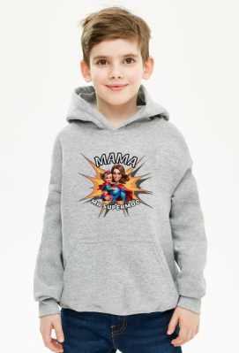 Bluza chłopięca z kapturem Mama - TriPrint