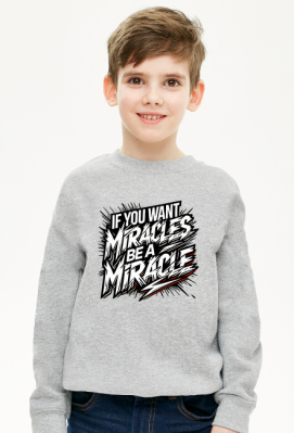 Bluza chłopięca bez kaptura If you want - TriPrint